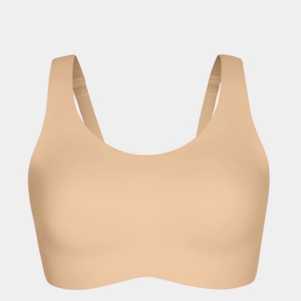 Knix Wireless Revolution Pullover Bra Colour Warm Sand Size Large +